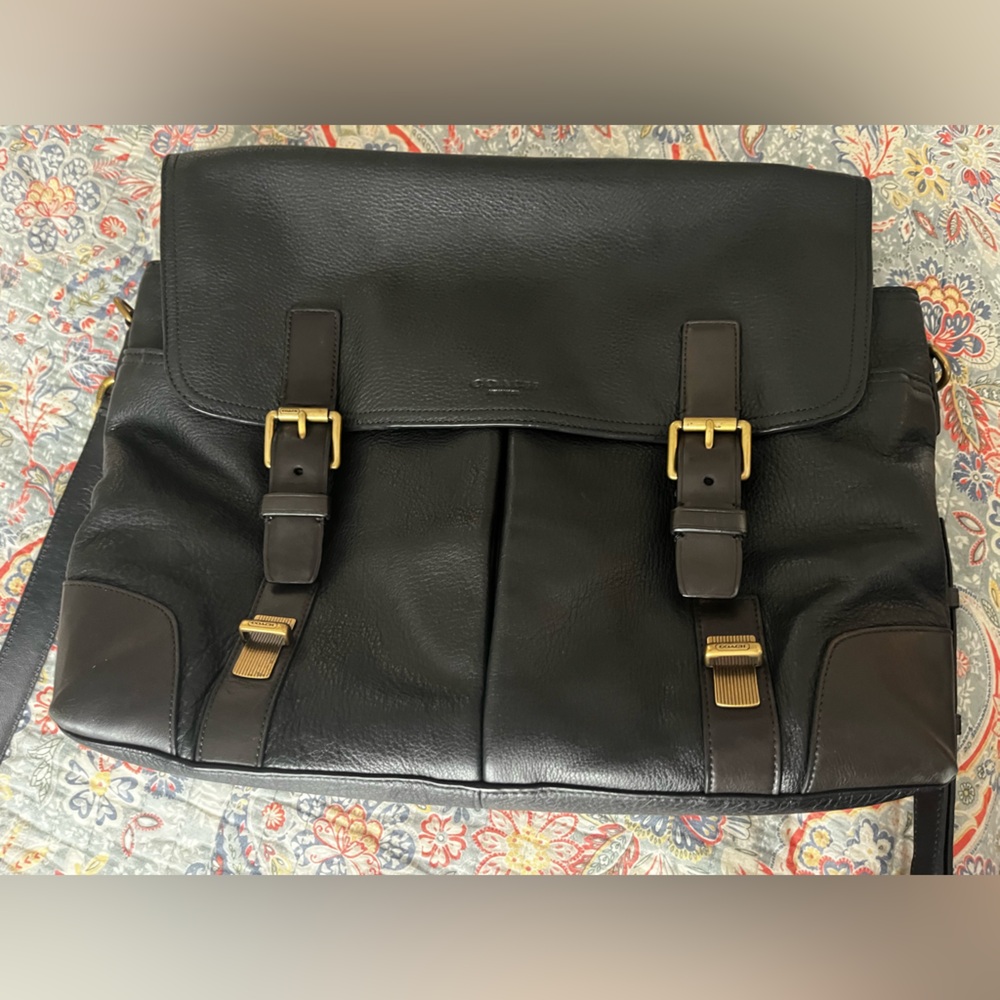 Coach Leather briefcase or messenger bag